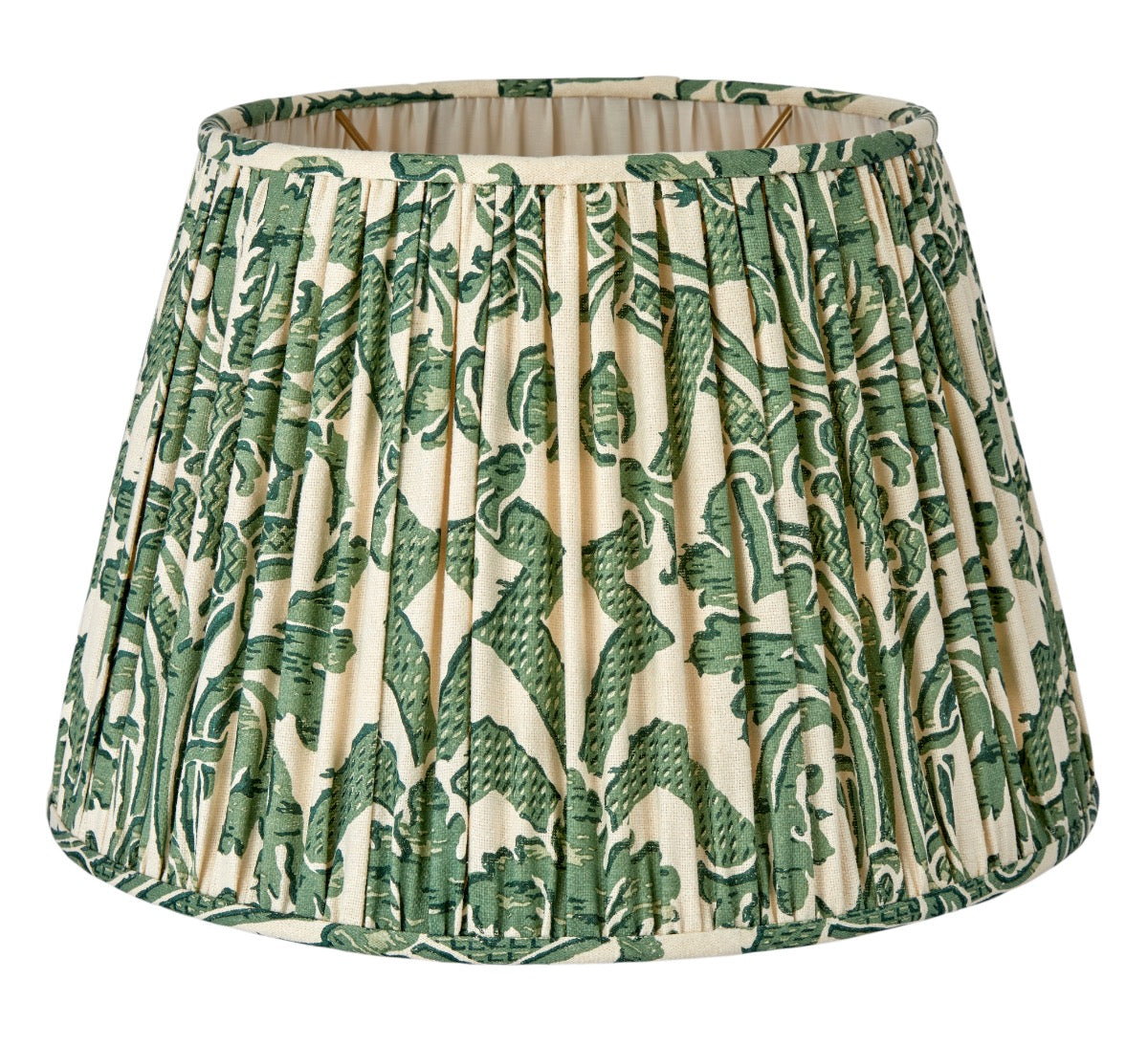 Stockton Mutka Silk Park Green Lampshade