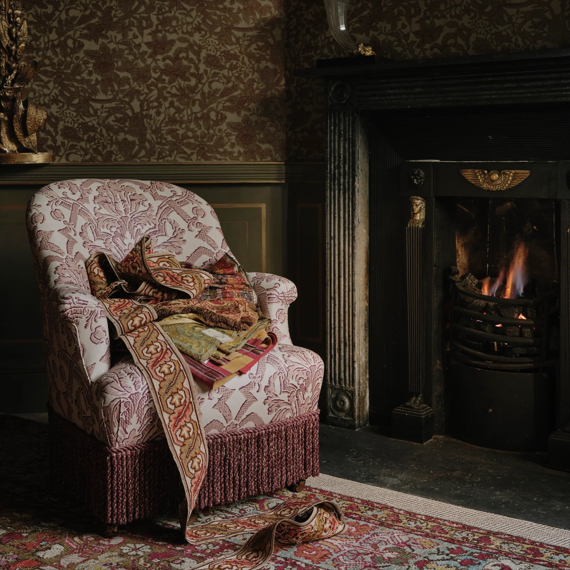 Stockton Tudor Rose Linen